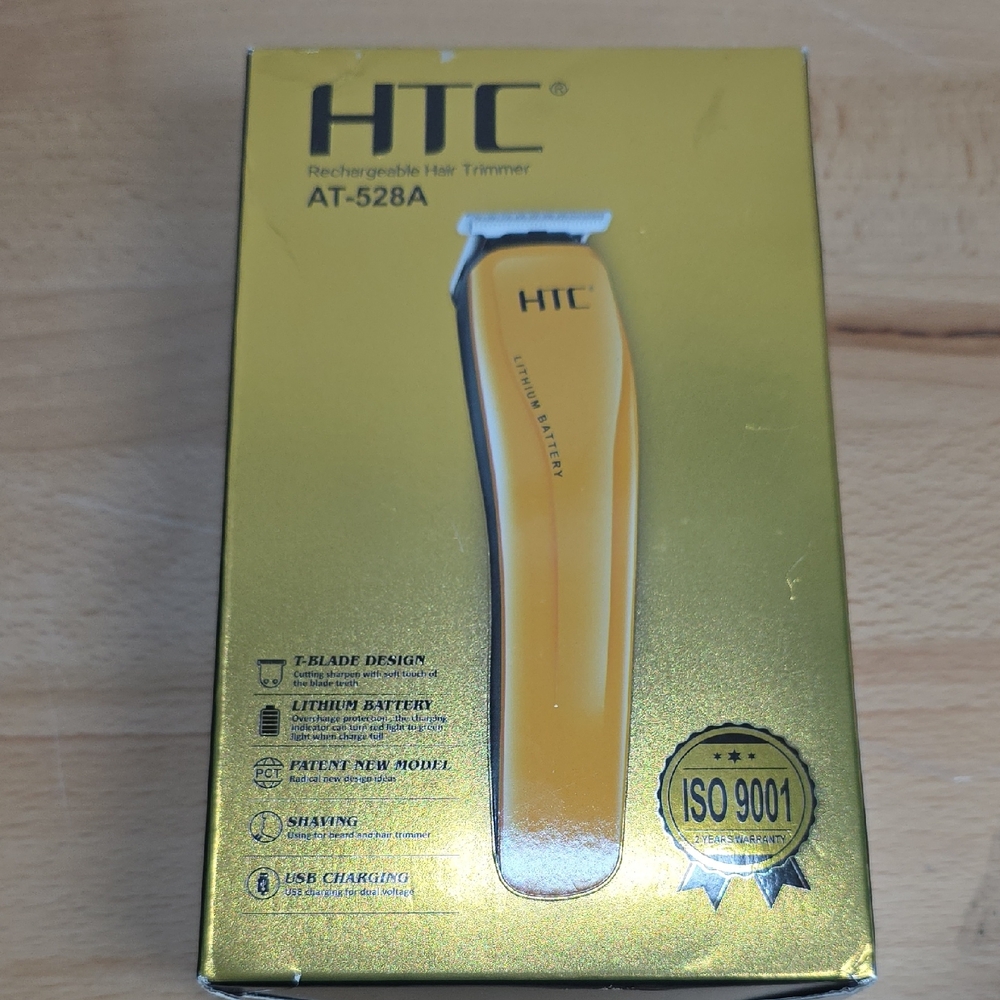 HTC Rechargeable Hair Trimmer - Yellow